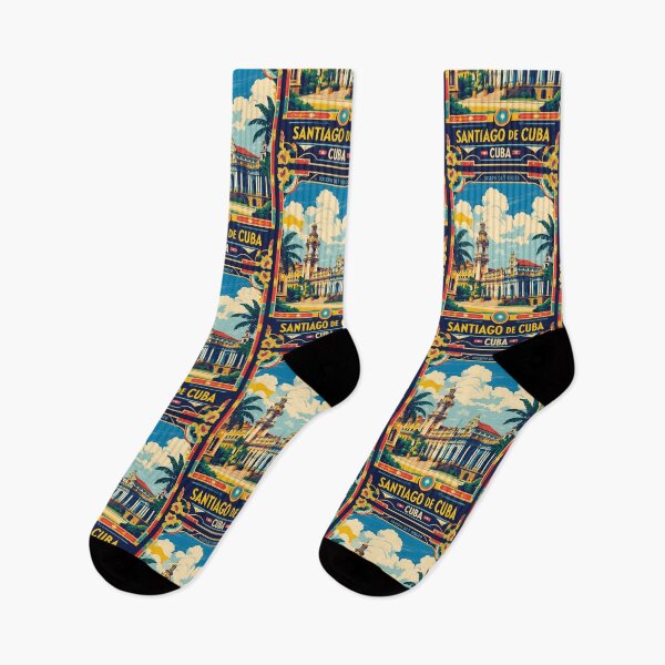 Item preview, Santiago de Cuba Vintage Travel Tourism designed and sold by TravelersGems.