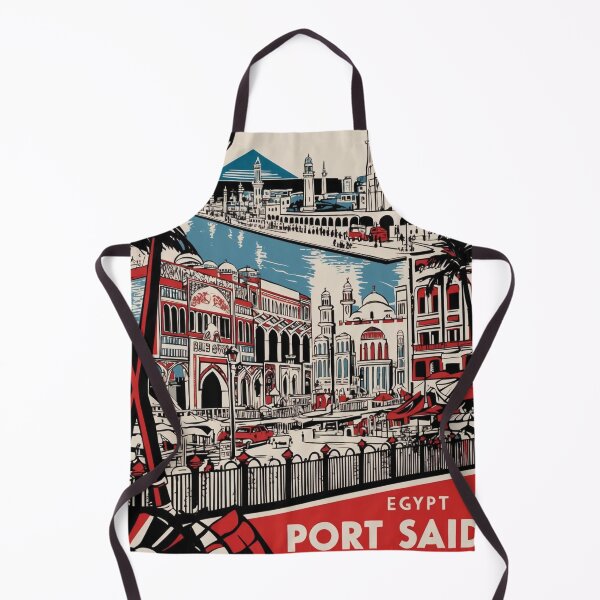 Item preview, Port Said Egypt Vintage Travel Tourism designed and sold by TravelersGems.