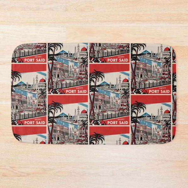 Item preview, Port Said Egypt Vintage Travel Tourism designed and sold by TravelersGems.