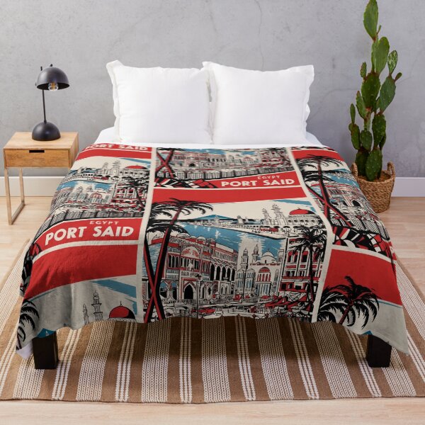 Item preview, Port Said Egypt Vintage Travel Tourism designed and sold by TravelersGems.