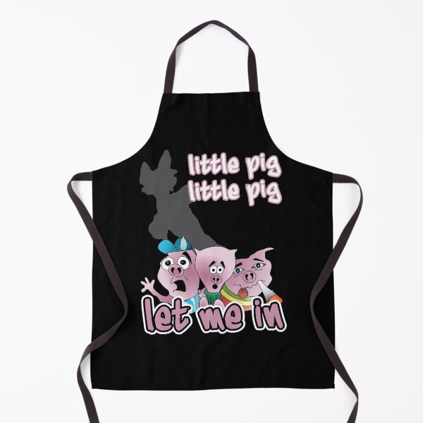 Item preview, "Little Pig Little Pig Let Me In" Playful Fairy Tale Quote Design designed and sold by DG-ShopLT.
