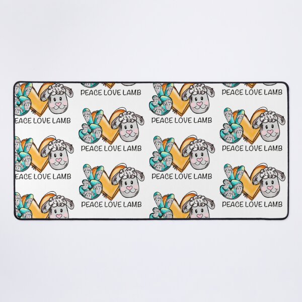 Item preview, Peace, Love and Lambs: Kawaii Design with Adorable Lambs designed and sold by Polarisofficial.