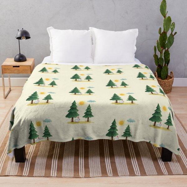 Item preview, Adorable Bunny in a Peaceful Forest – Cute Nature Illustration designed and sold by Moss and Moon Studio.
