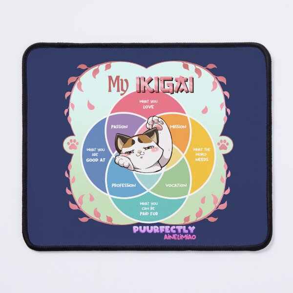 Item preview, My IKIGAI: CAT! designed and sold by Puurrfectly.