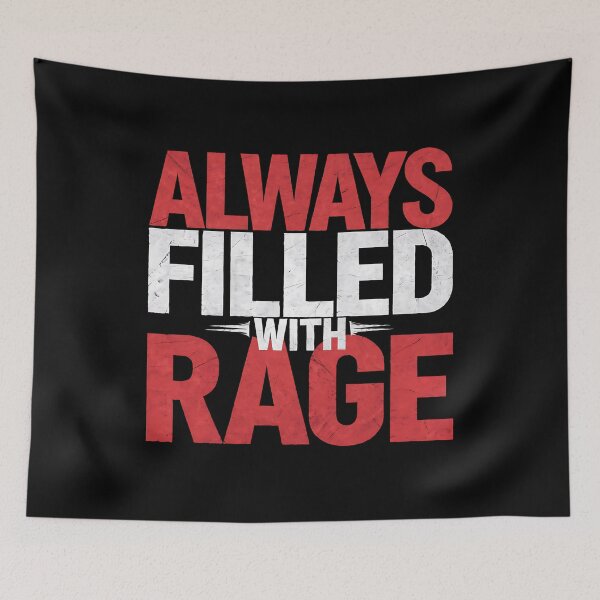 Item preview, Always Filled With Rage - This design is perfect for rebels, dark aesthetic enthusiasts, and anyone who unapologetically embraces their inner rage. designed and sold by ZyziowskyArt.