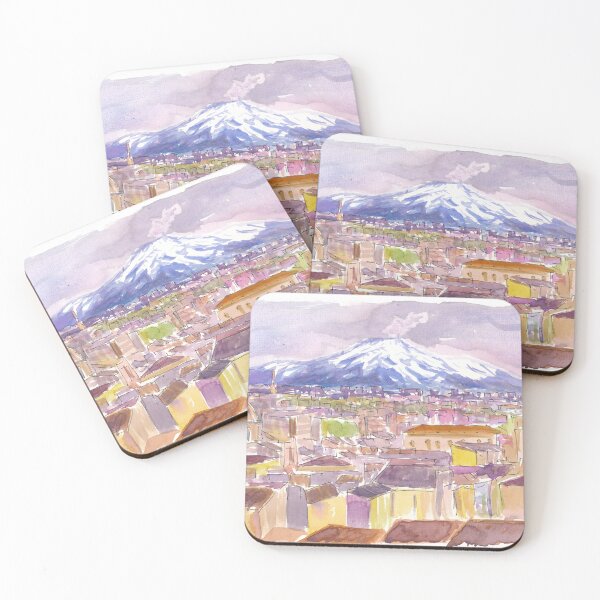 Item preview, Catania Timeless Charm Rooftops and Mount Etna Majesty designed and sold by artshop77.