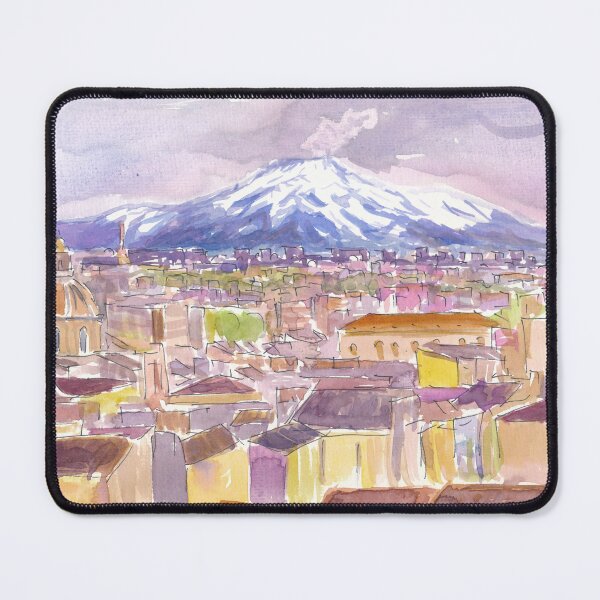 Item preview, Catania Timeless Charm Rooftops and Mount Etna Majesty designed and sold by artshop77.