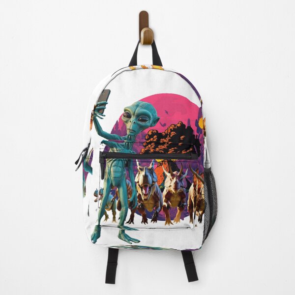 Item preview, Alien Selfie with Dinosaur Apocalypse – The Last Snapshot! designed and sold by PING 999 STUDIO.
