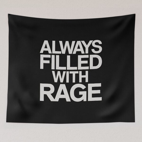 Item preview, Always Filled With Rage - This design is perfect for rebels, dark aesthetic enthusiasts, and anyone who unapologetically embraces their inner rage. designed and sold by ZyziowskyArt.