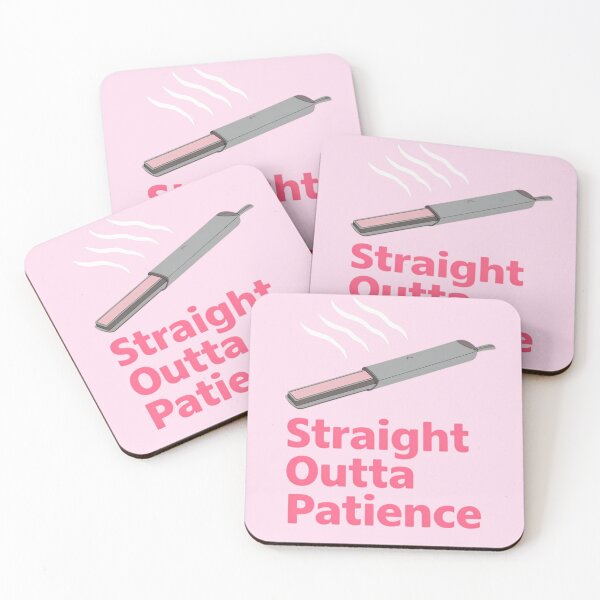 Item preview, Straight Outta Patience – Flat Iron Sass for Hair Warriors designed and sold by TeesByOquad.