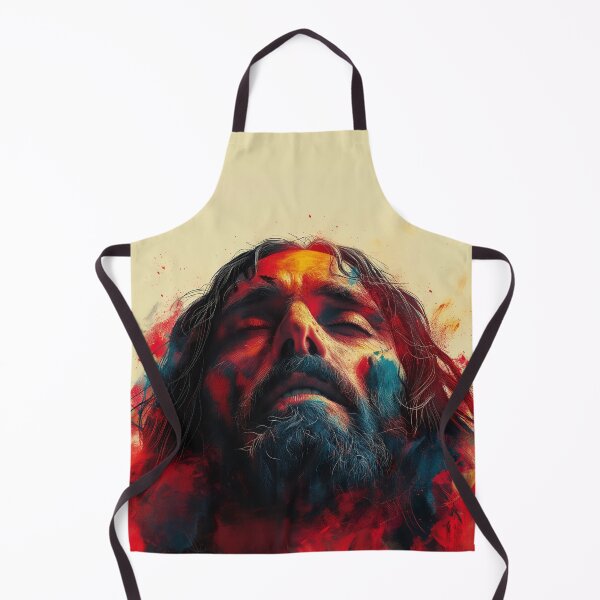 Item preview, Intense Jesus Portrait - Abstract Expression of Faith designed and sold by Art of Ngu.