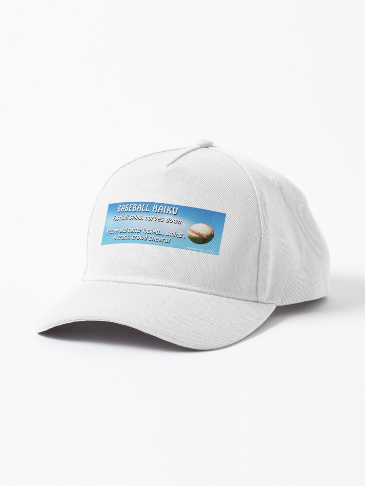 Thumbnail 1 of 7, Cap, Baseball Haiku designed and sold by ayemagine.
