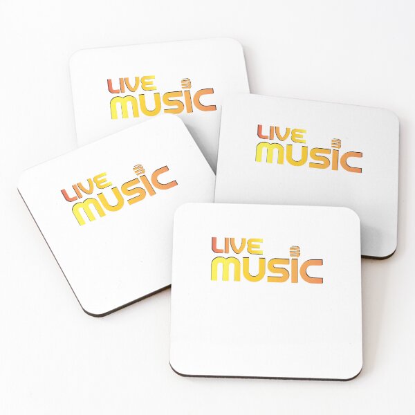 Item preview, Live Music Yellow Texted Designed designed and sold by Combat Skies.