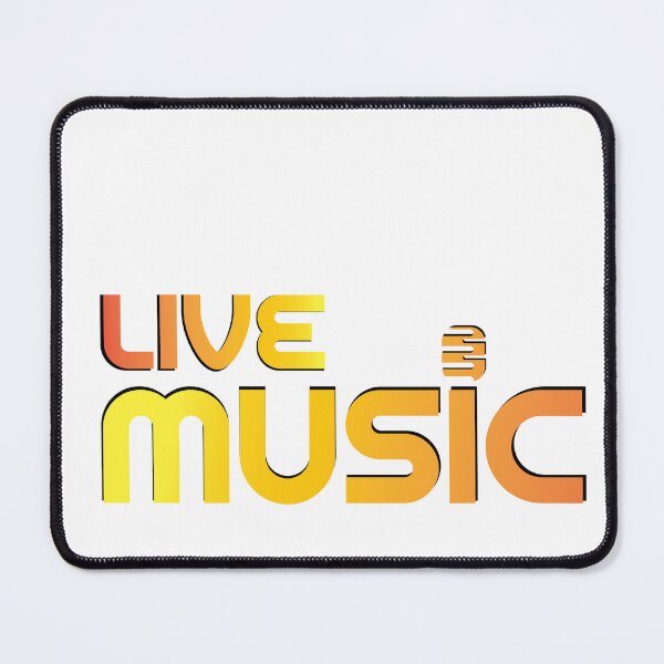 Item preview, Live Music Yellow Texted Designed designed and sold by Combat Skies.