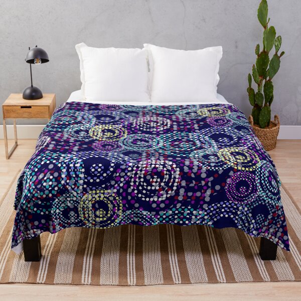 Item preview, Fabric of the Universe Halfdrop on Navy Blue 000140 designed and sold by Art in My Loft.