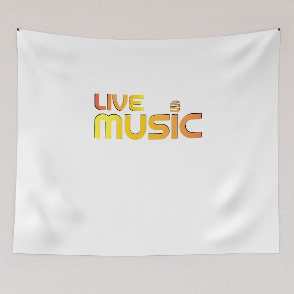 Item preview, Live Music Yellow Texted Designed designed and sold by Combat Skies.