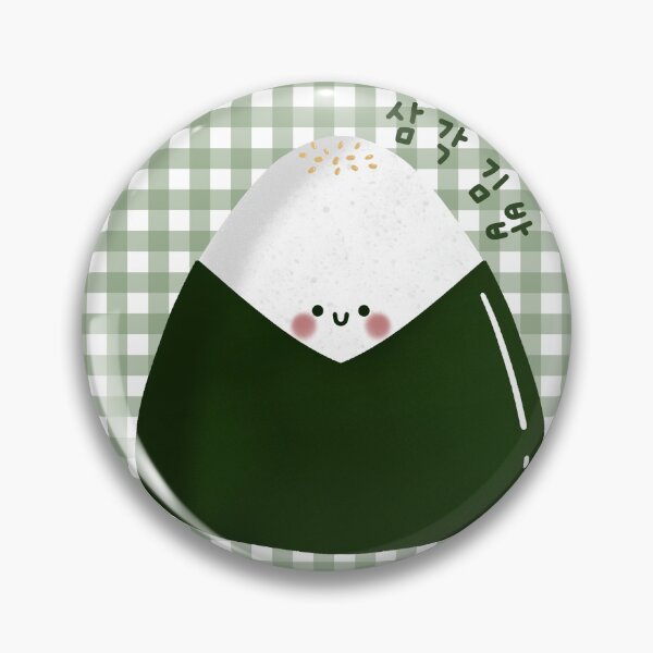 Item preview, Kawaii Korean 삼각 김밥 Onigiri Art – Cute Food Aesthetic designed and sold by Kimchi-style-.