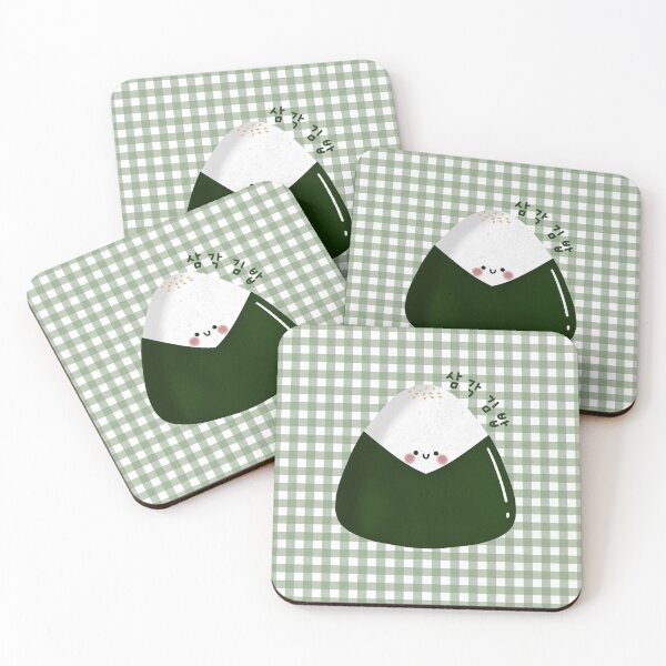 Item preview, Kawaii Korean 삼각 김밥 Onigiri Art – Cute Food Aesthetic designed and sold by Kimchi-style-.