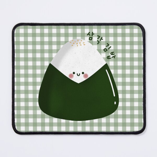 Item preview, Kawaii Korean 삼각 김밥 Onigiri Art – Cute Food Aesthetic designed and sold by Kimchi-style-.