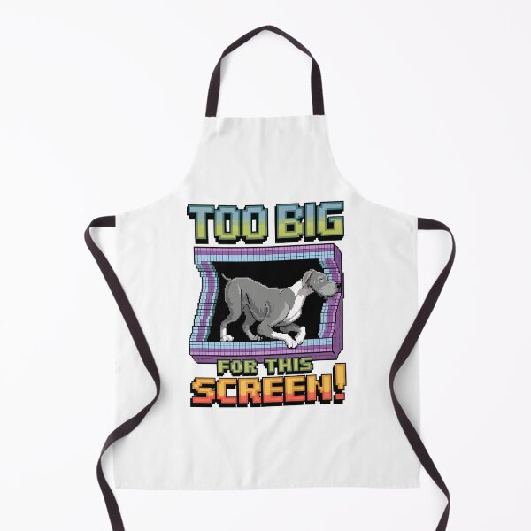 Item preview, Too Big for This Screen – Great Dane Pixel Art designed and sold by NaturePixel.