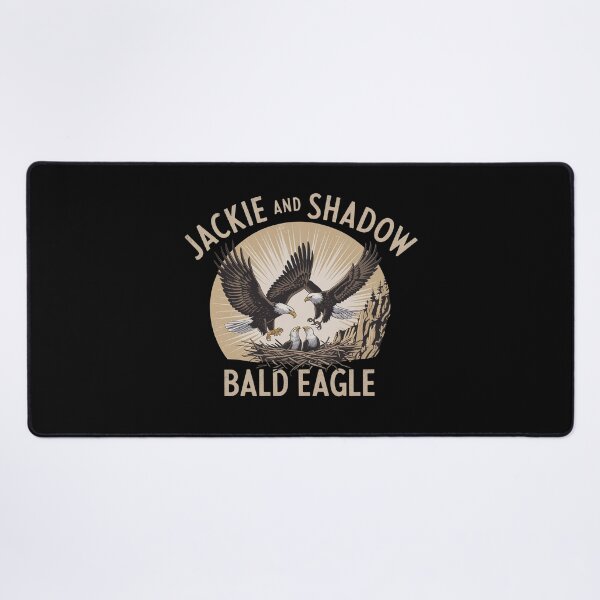 Item preview, Jackie And Shadow Bald Eagle - This gift is perfect for nature lovers, bird enthusiasts, and wildlife conservation supporters. designed and sold by ZyziowskyArt.