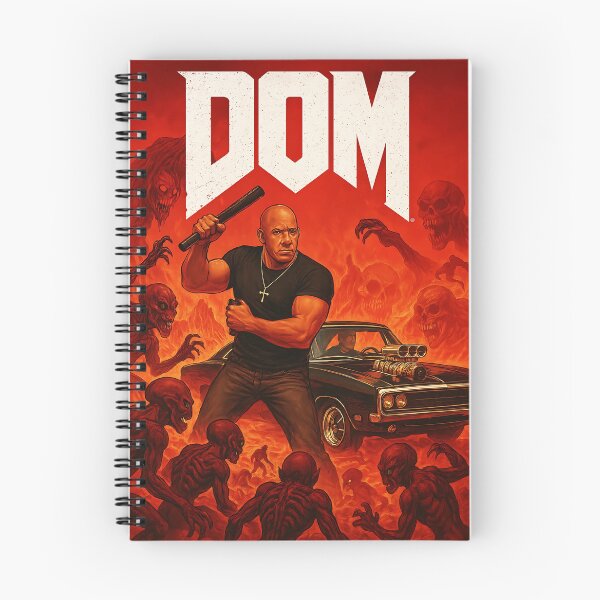 Item preview, Dom, Fast & Furious parody, Dom Slayer designed and sold by PrintShangri-La.