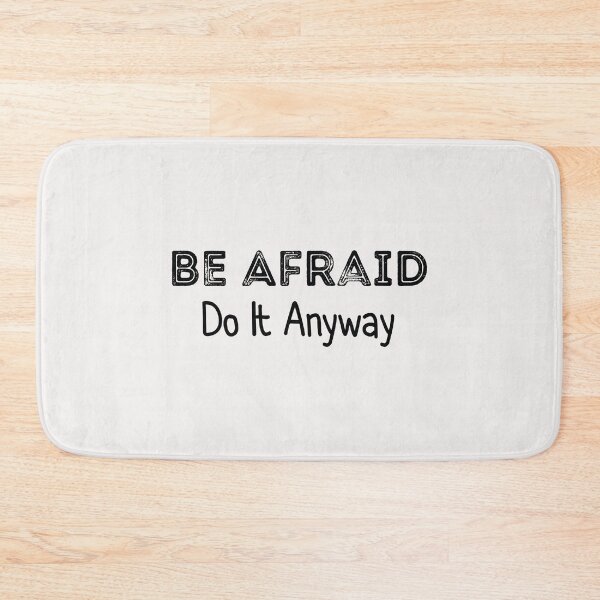 Item preview, Be Afraid Do It Anyway designed and sold by Pawsome Quotes.