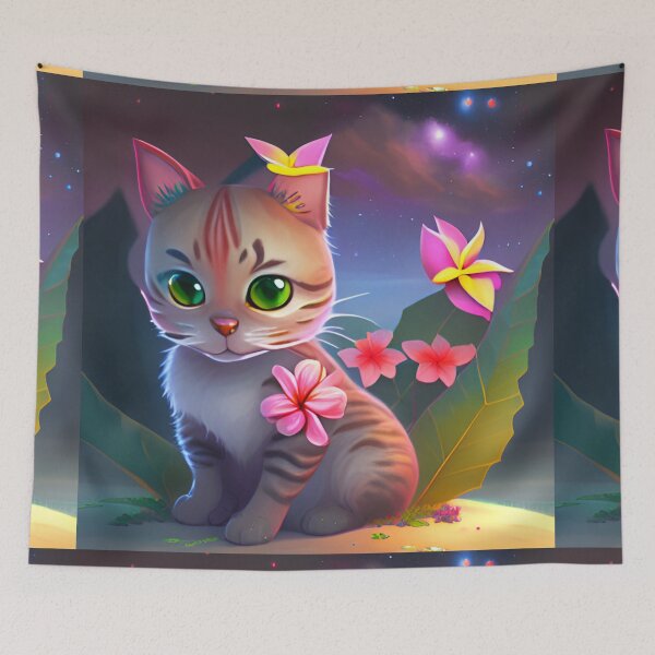 Item preview, A Beautiful Cute Cat designed and sold by MARIALOSA P.