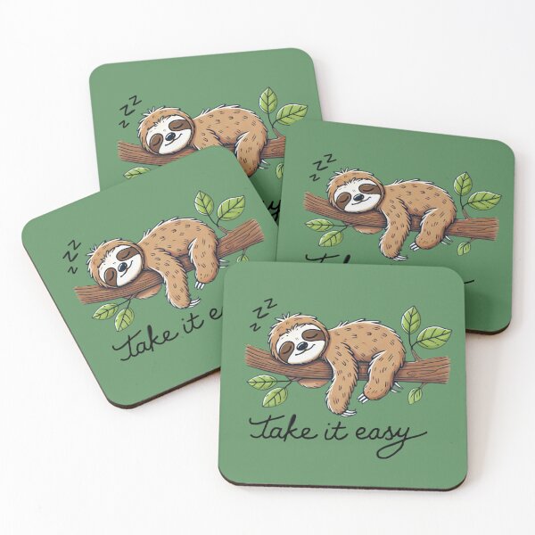 Item preview, Sloth. Take it easy. designed and sold by Wild-way Art.