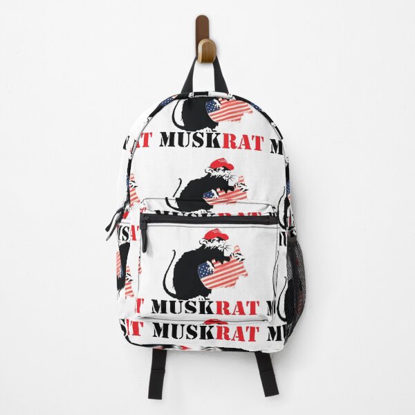 Item preview, ELON the MUSKRAT devouring an America shaped cookie  designed and sold by Winner Chicken Dinner Designs.