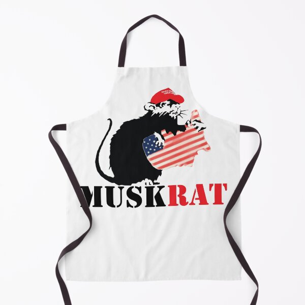 Item preview, ELON the MUSKRAT devouring an America shaped cookie  designed and sold by Winner Chicken Dinner Designs.