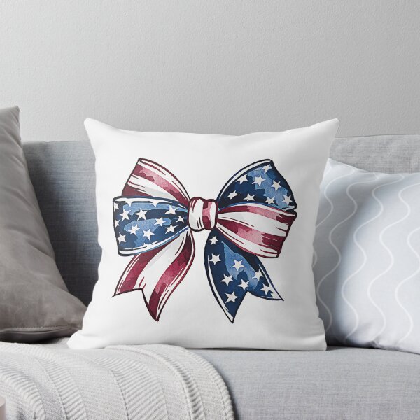Item preview, Coquette Patriotic Bows Retro Red White Blue July 4th designed and sold by ROOFY-HK.