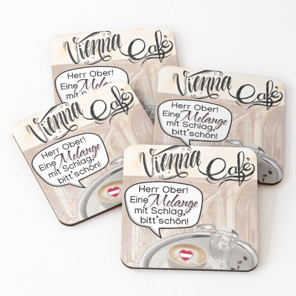 Item preview, Vienna Café Classic – Melange with Schlag, bitt’schön! designed and sold by mycreastyle.