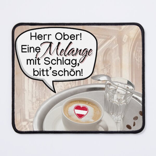 Item preview, Vienna Café Classic – Melange with Schlag, bitt’schön! designed and sold by mycreastyle.