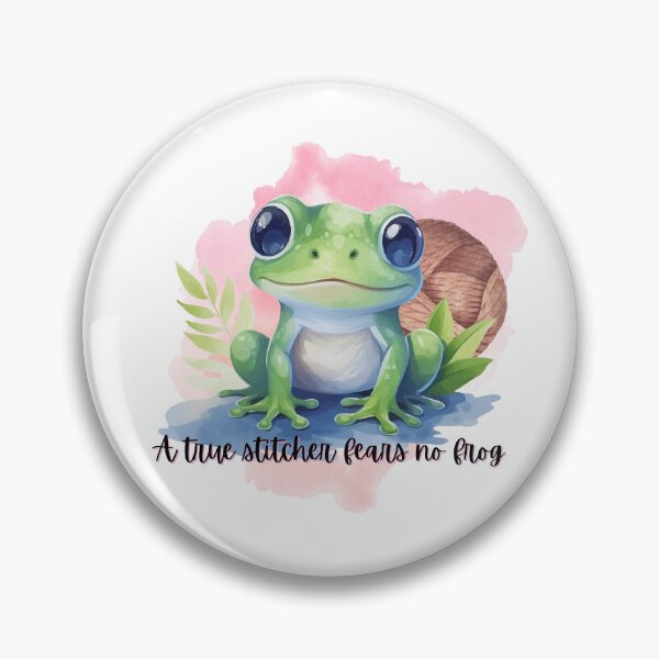 Item preview, A true Stitcher fears no frog designed and sold by BlueRabbit.