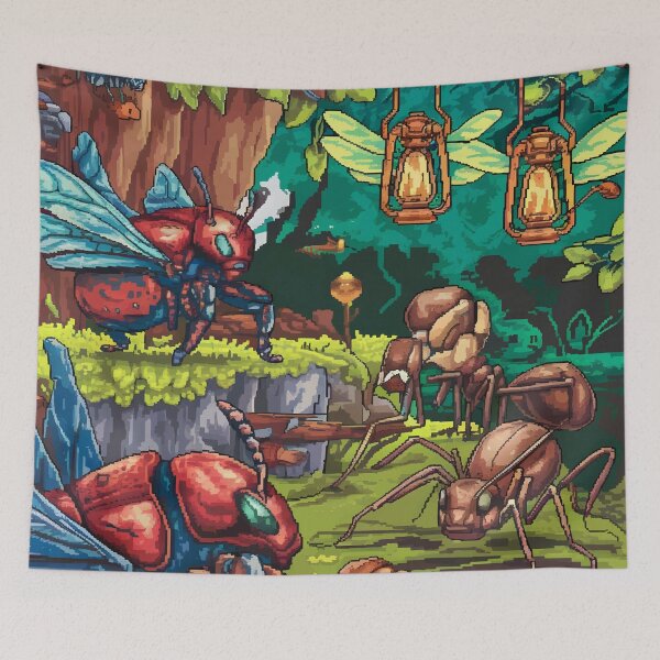 Item preview, Insect Kingdom – Fantasy Pixel Art Battle Scene designed and sold by NaturePixel.
