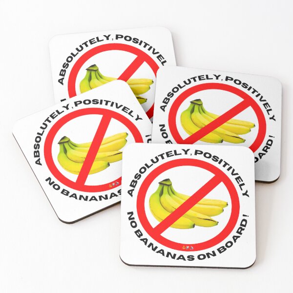 Item preview, Banana Ban, No Bananas Allowed designed and sold by AnchorManShop.