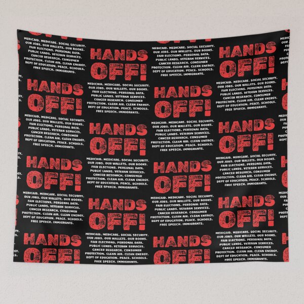 Item preview, Hands Off Protest Social Security And Medicare designed and sold by AniArtPL.