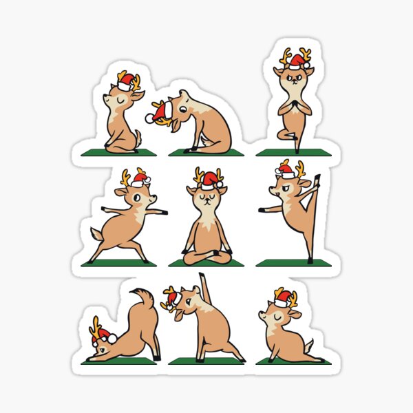 Item preview, Reindeer Yoga designed and sold by Huebucket.
