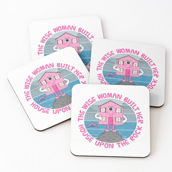 Item preview, The Wise Woman Built Her House Upon The Rock, Church Funny designed and sold by doodlerob.