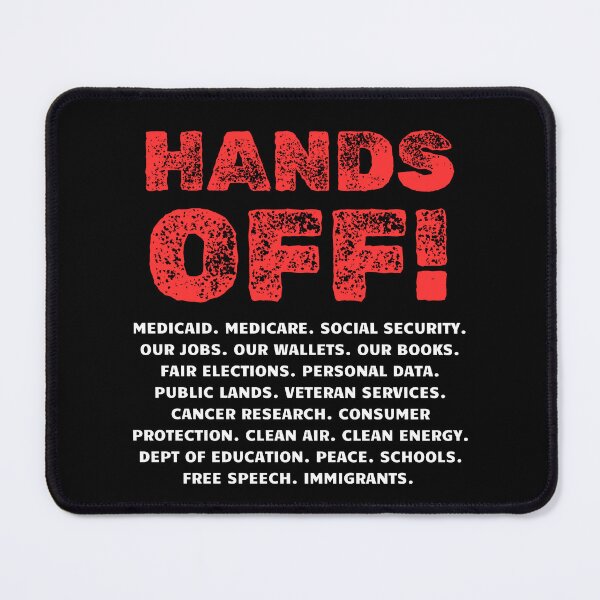 Item preview, Hands Off Protest Social Security And Medicare designed and sold by AniArtPL.