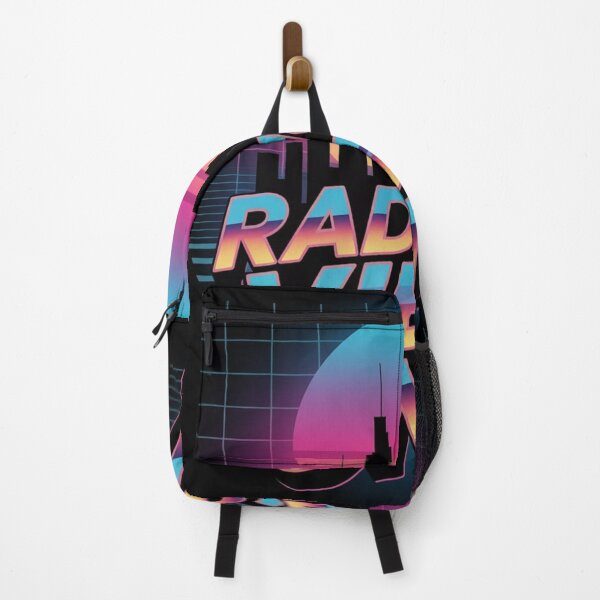 Aperçu de l'œuvre Ambiance radicale uniquement – Design rétro synthwave néon des années 80 créée et vendue par Madustoks.