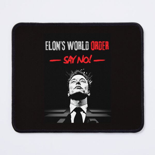 Item preview, No Gods, No Billionaires, No Elon, digital art design designed and sold by Panom Suavichien.