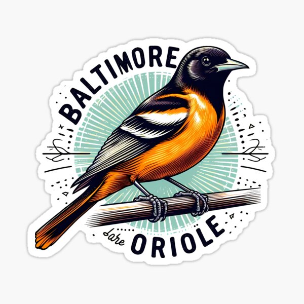 Item preview, Baltimore Oriole 4 designed and sold by theAVIARY7.