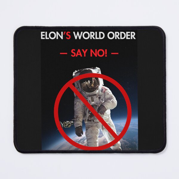 Item preview, No Gods, No Billionaires, No Elon, digital art design designed and sold by Panom Suavichien.