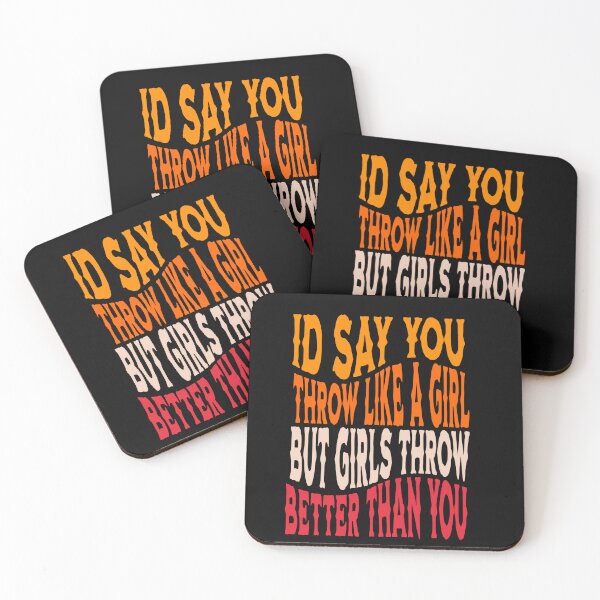 Item preview, Throw like a girl. designed and sold by DaygoStyleCo.