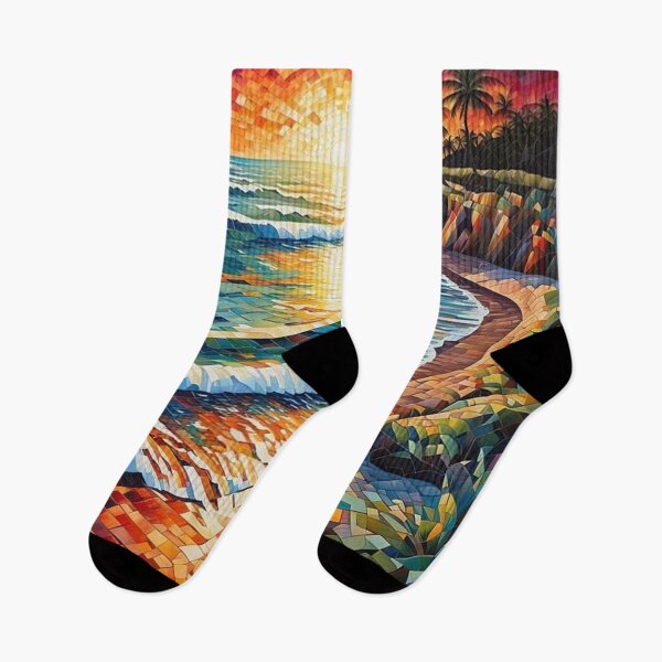 Artikelvorschau, Abstrakte Mosaik-Strandkunst entworfen und verkauft von JackFreestone.