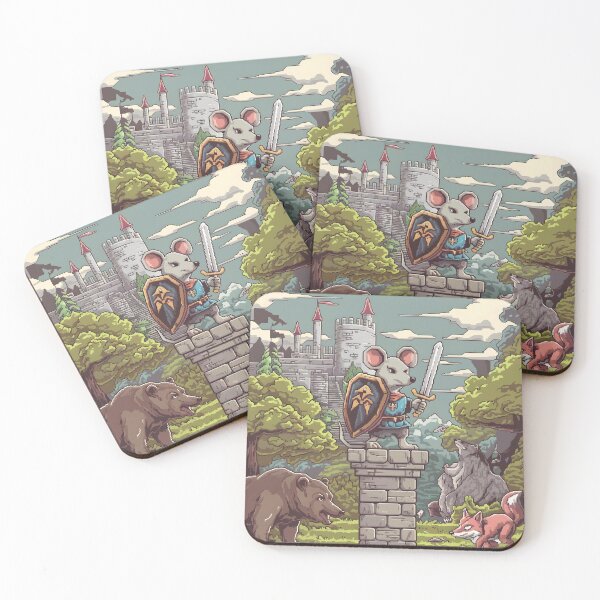 Item preview, Pixel Art Knight Mouse - Medieval Fantasy Adventure designed and sold by NaturePixel.