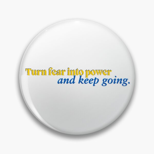 Item preview, Turn fear into power and keep going. designed and sold by arokya53.