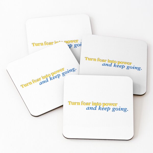 Item preview, Turn fear into power and keep going. designed and sold by arokya53.